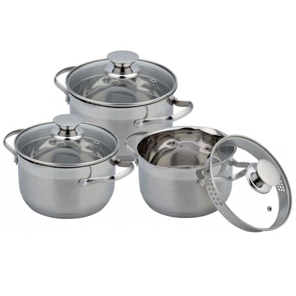 Набор кастрюль Con Brio CB 6 шт. (1145)