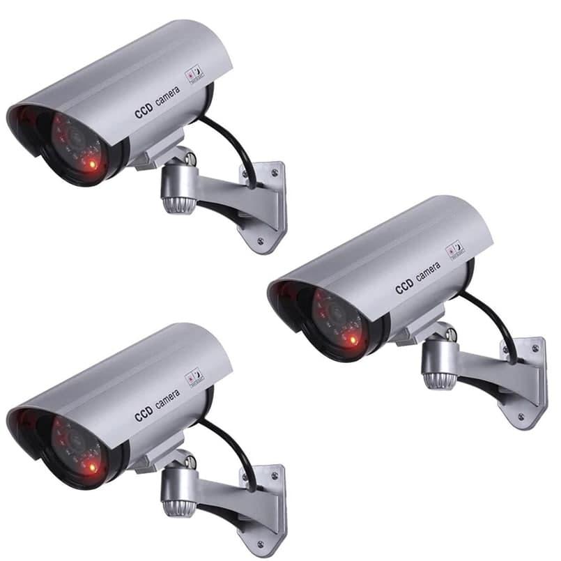 Комплект 3 шт муляжей камер видеонаблюдения Borofone Dummy IR 1100 Серый (3079/3Т3) Комплект 3 шт муляжей камер видеонаблюдения Borofone Dummy IR 1100 Серый (3079/3Т3)