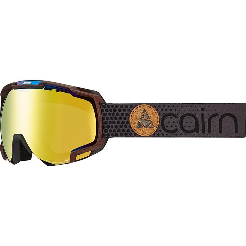 Маска гірськолижна Cairn Mercury SPX3 Mat Black/Wood (1012-0580841-8501)