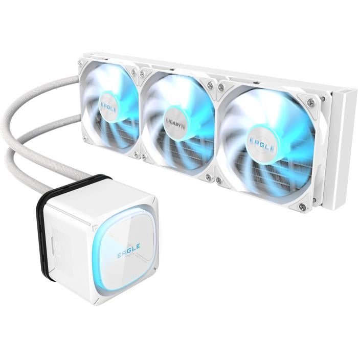 Система водяного охолодження Gigabyte EAGLE 360 ICE 360 мм 3x120 мм ARGB 2000 об/хв White