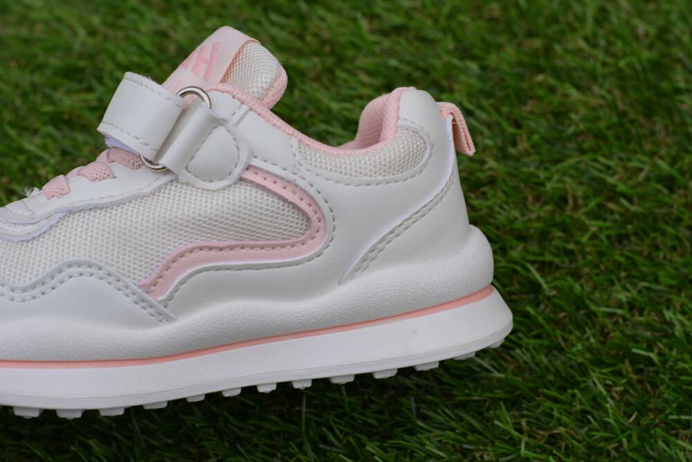 Кроссовки детские сетка на липучке для девочки р. 30 Розовый (11189633) - фото 2 Кроссовки детские сетка на липучке для девочки р. 30 Розовый (11189633) - фото 2