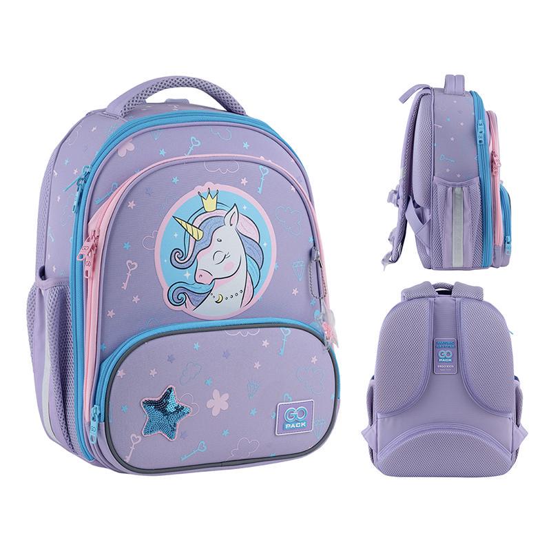 Рюкзак школьный GoPack Education GO25-597M-3 Fairytale Unicorn каркасный с ортопедической спинкой (000995161) - фото 6