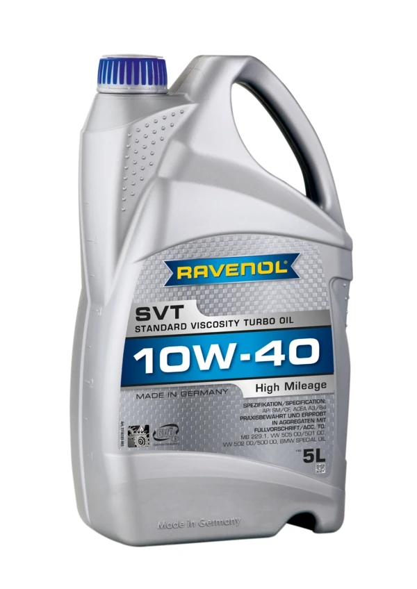 Моторное масло RAVENOL SVT 10W-40 полусинтетика 5 л (1116103-005)