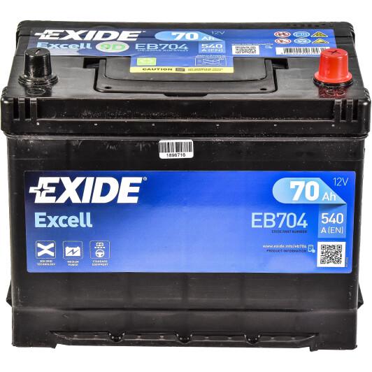 Аккумулятор EXIDE EXCELL R EN540 70 Ah-12 V 266х172х223 мм (EB704)