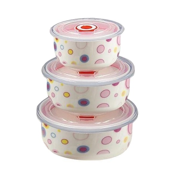 Набор салатников с крышками Stenson MC2705 3 шт (010228)