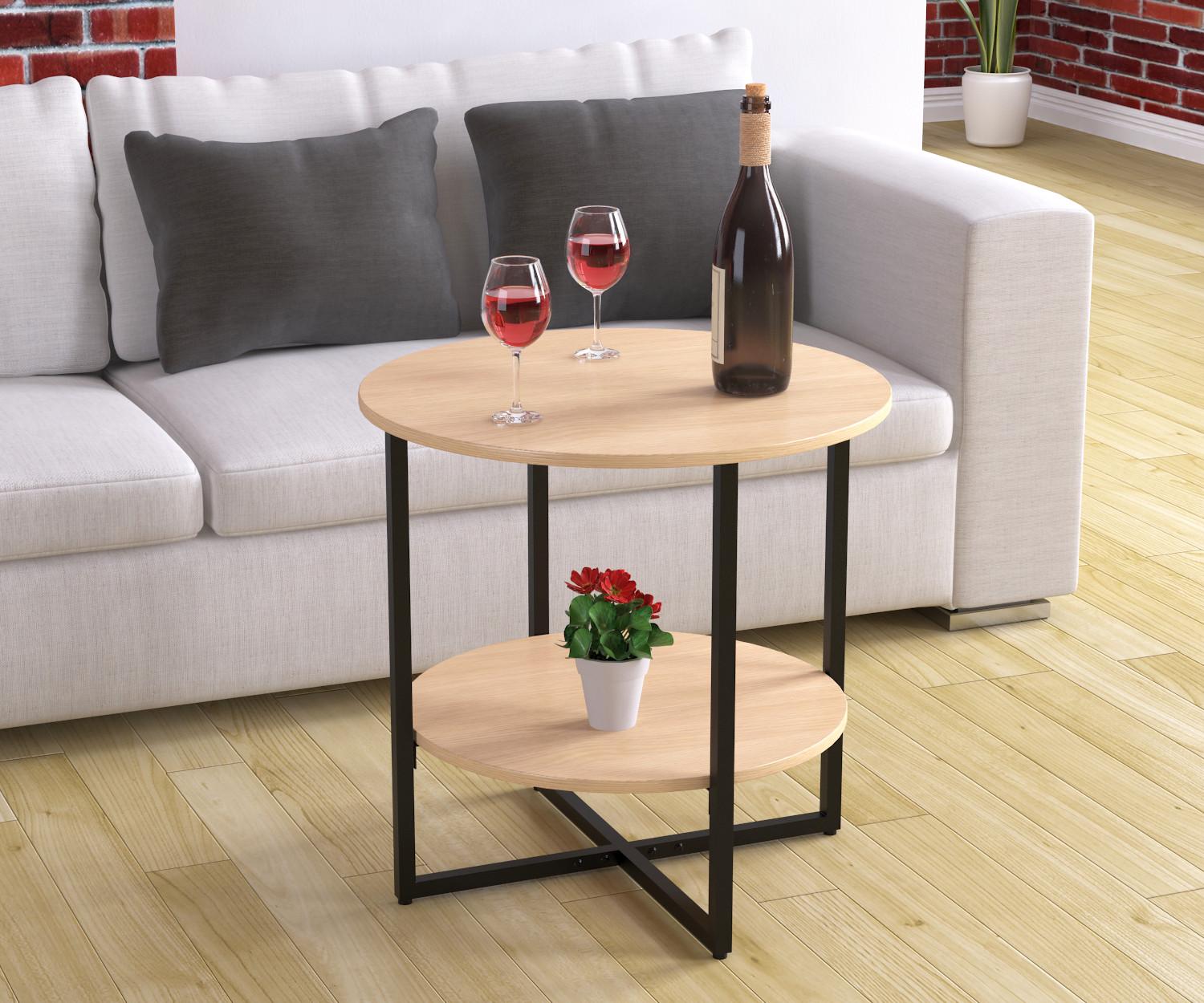 Журнальный столик Loft Design D-60 Дуб Борас