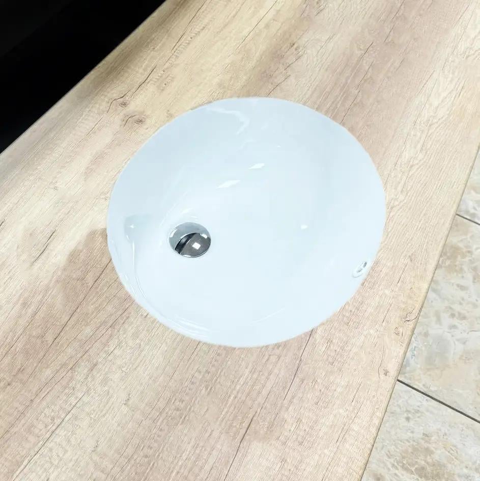 Раковина врізна VBI Monza овальна 380x470 мм Білий (RM-VBI-018003)