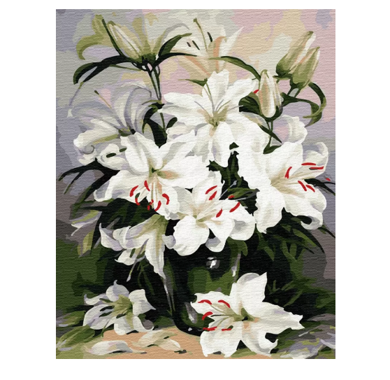 Картина по номерам Brushme Нежные лилии (GX29431) Картина по номерам Brushme Нежные лилии (GX29431)
