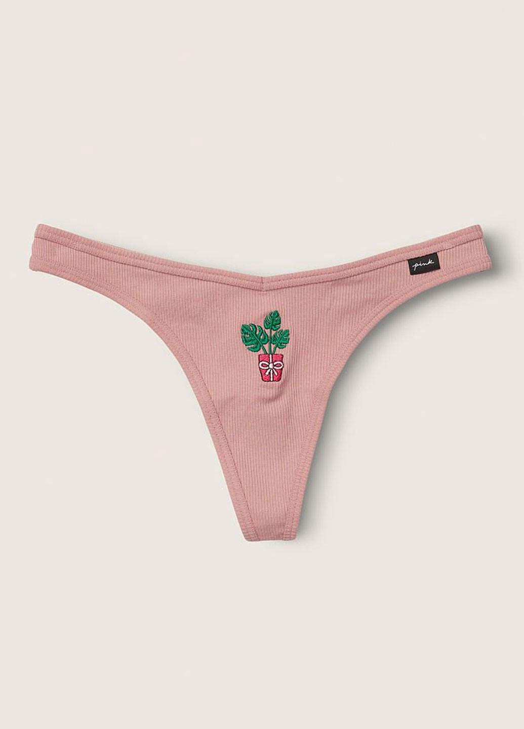 Женские трусы Victoria's Secret 1440000398871QM6L L Розовый (44090683)