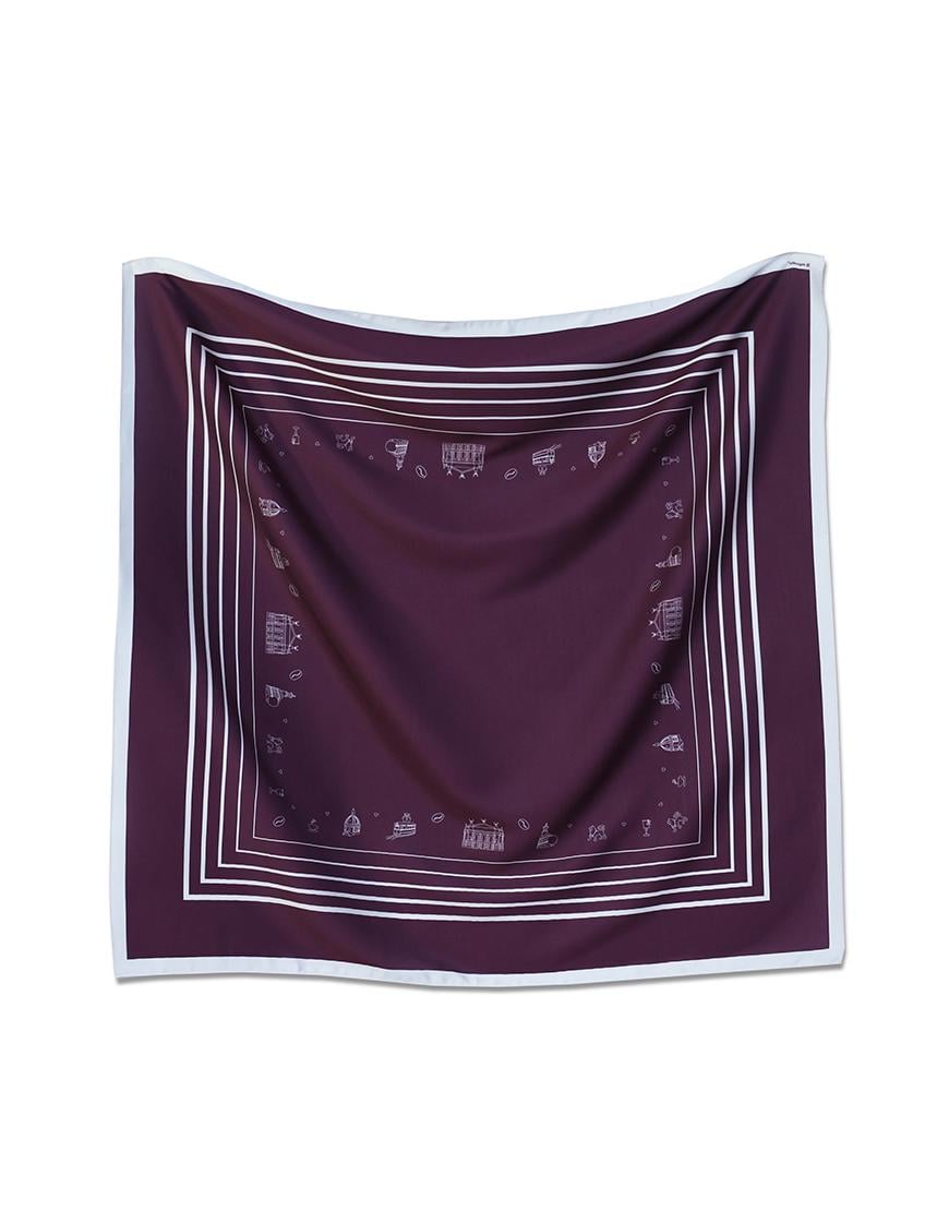 Хустинка Мій Львів жіноча SOFT25 бордова One size Хустинка Мій Львів жіноча SOFT25 бордова One size
