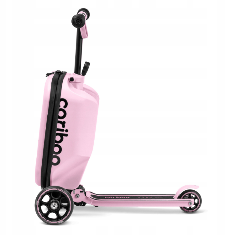 Трехколесный самокат CARIBOO iTRAVEL с детским чемоданом 2в1 (100850) - фото 5 Трехколесный самокат CARIBOO iTRAVEL с детским чемоданом 2в1 (100850) - фото 5