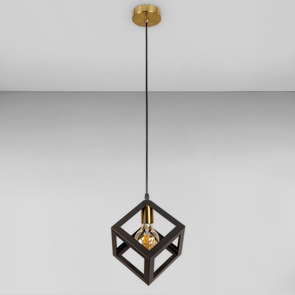 Люстра подвесная лофт Light House LS-17198F-1 BRZ/BK Бронзовый/Черный