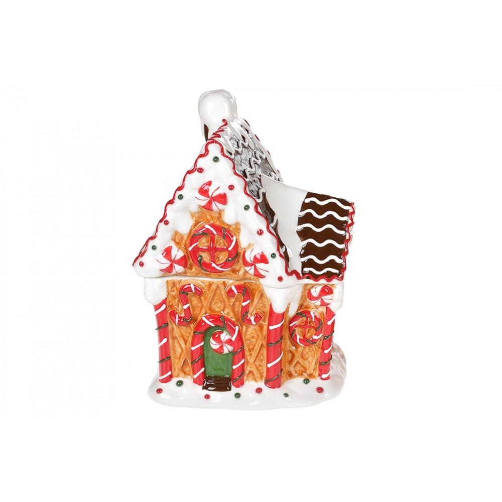 Банка для сладостей Домик из печенья керамическая (923-250)
