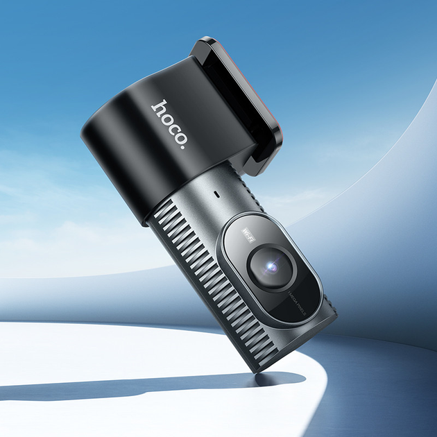 Відеореєстратор автомобільний Hoco WI-FI DV13 Сірий - фото 8 Відеореєстратор автомобільний Hoco WI-FI DV13 Сірий - фото 8