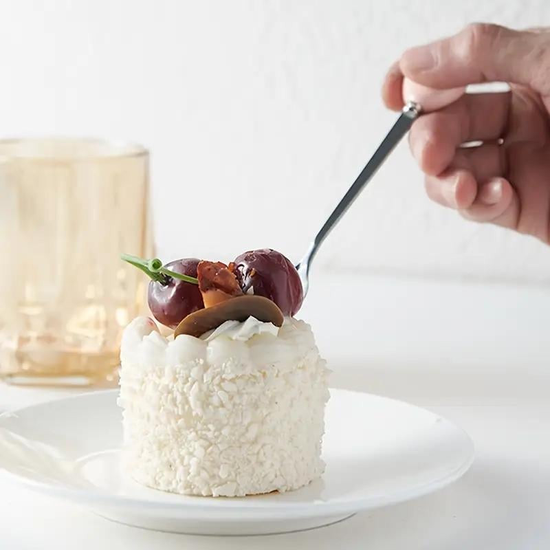 Ложка десертная с сердцем из нержавеющей стали 1 шт. Серебристый с красным (2689612545) - фото 5 Ложка десертная с сердцем из нержавеющей стали 1 шт. Серебристый с красным (2689612545) - фото 5