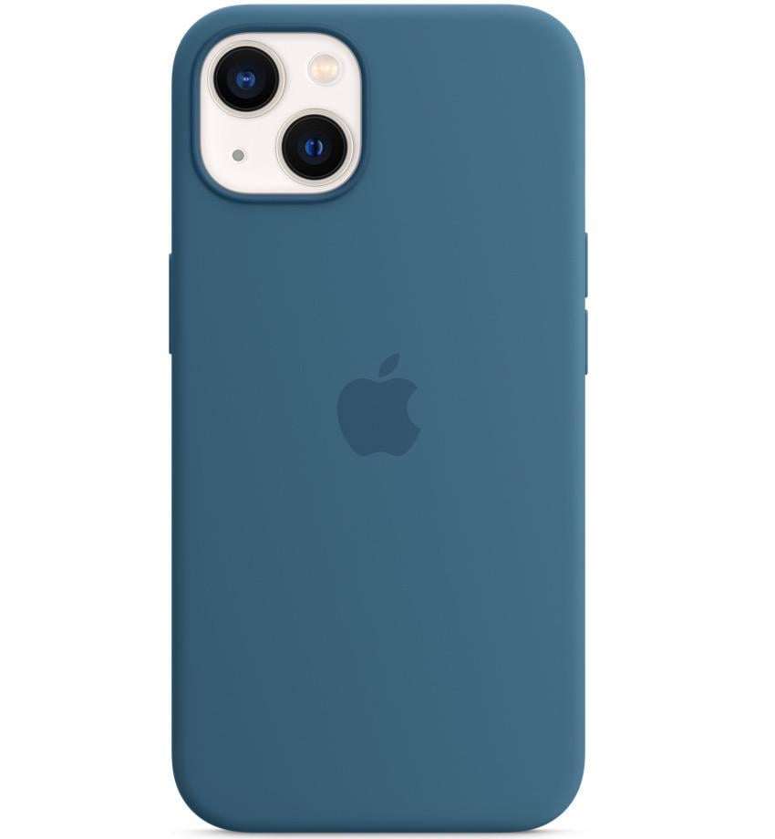 Силиконовый чехол-накладка Apple Silicone Case for iPhone 13, Blue Jay (HC)(A)