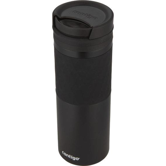 Термокружка Contigo TwistSeal Glaze Stainless Steel Travel Mug with Ceramic 473 мл Matte Black (1075-2001708)
