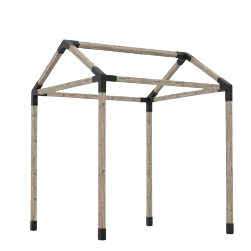 Комплект беседка с крышей 45° 100х100 мм (2635443475)