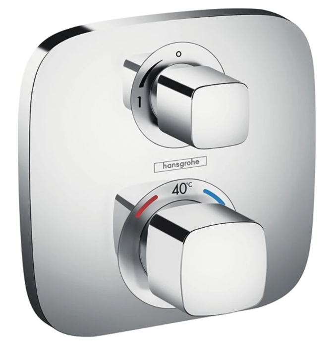 Змішувач прихованого монтажу для ванни/душу Hansgrohe Ecostat E 15708000 з термостатом (275015)