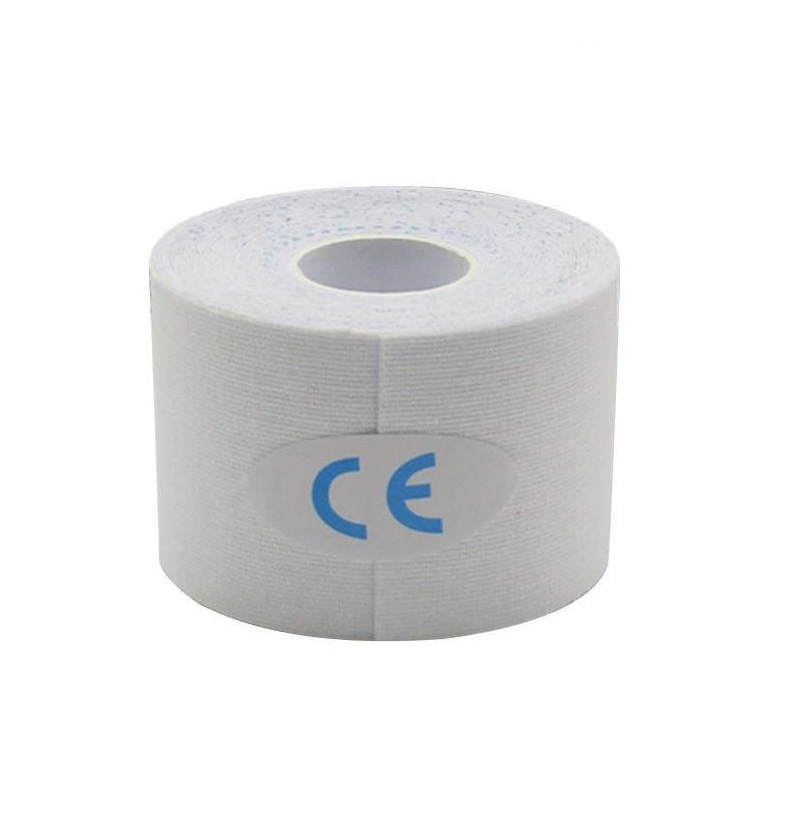 Кінезіо тейп Kinesiology Tape 5 см х 5 м Білий (К000030)