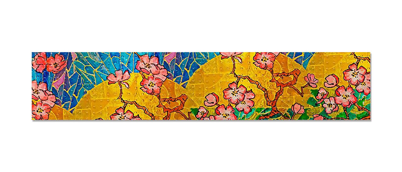 Наліпка вінілова на кухню Zatarga Яскравий вітраж 600х3000 мм (1274515522)