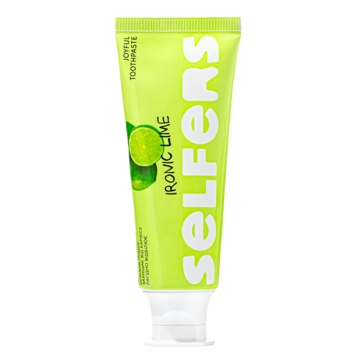 Зубна гелева паста Selfers IRONIC LIME смак лайм 75 мл