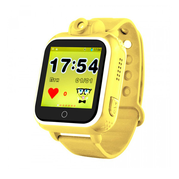 Дитячий годинник з GPS SMART BABY WATCH Q200 Жовтий