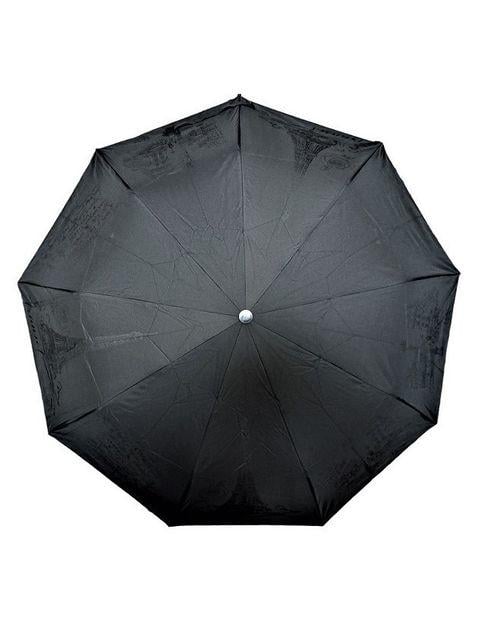 Парасолька Frei Regen напівавтомат жіночий на 9 спиць Міста Чорний (FAS3023)
