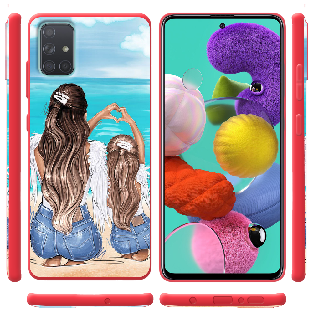 Чехол BoxFace Samsung A715 Galaxy A71 Family Vacation Красный силикон (38850-up2380-38949) - фото 2