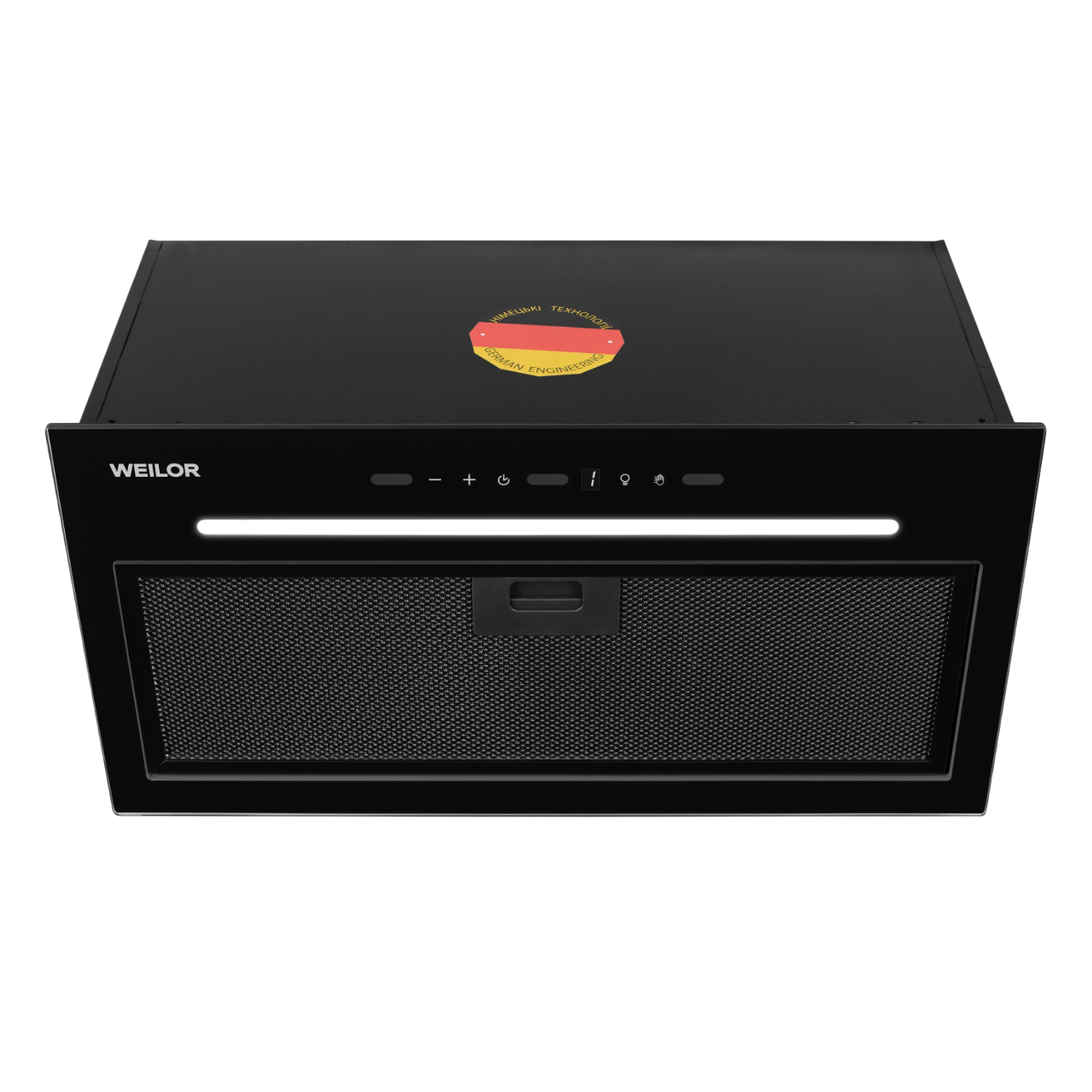 Вытяжка полновстроенная WEILOR LUNA WBG 56 Black (5905538402171)