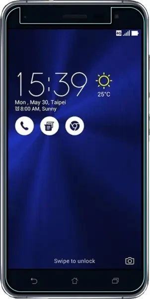 Загартоване захисне скло на  Asus  Zenfone 3  (ZE520KL) / Без рамки  / Прозоре