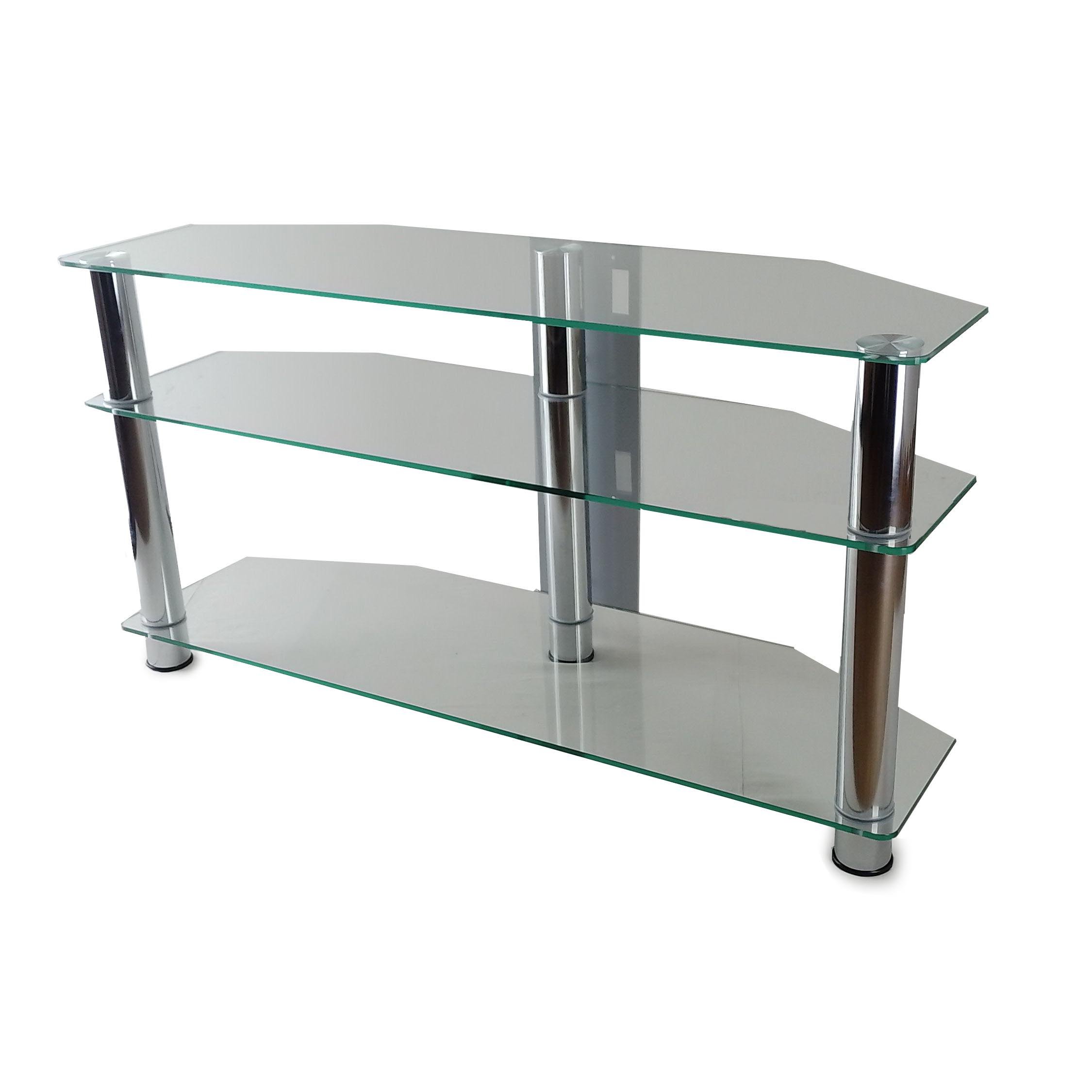 Тумба под телевизор Commus Евро new clear Сhr 20-47" 1100х350х569 мм Прозрачный/Хром (633310121) Тумба под телевизор Commus Евро new clear Сhr 20-47" 1100х350х569 мм Прозрачный/Хром (633310121)