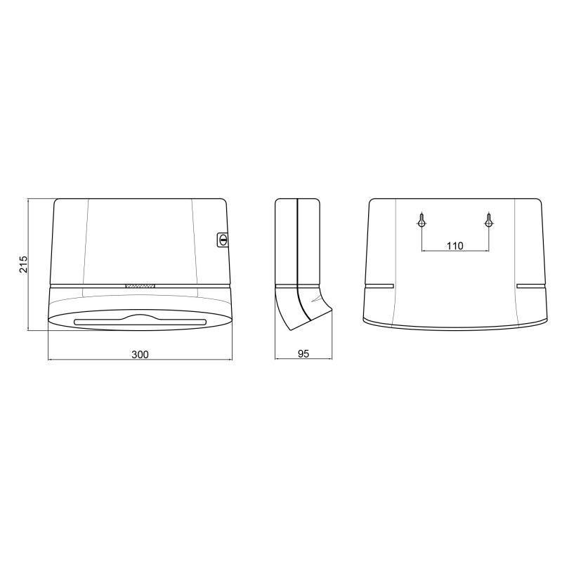 Тримач для паперових рушників Qtap Drzak na Rucniky DR600WP (10910538) - фото 2