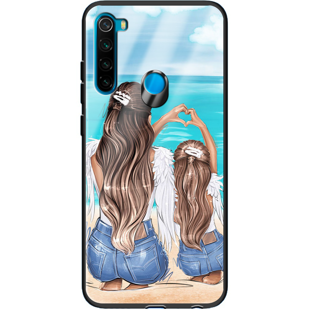 Чехол Boxface Xiaomi Redmi Note 8 Family Vacation Черный силикон со стеклом (38214-up2380-38351)