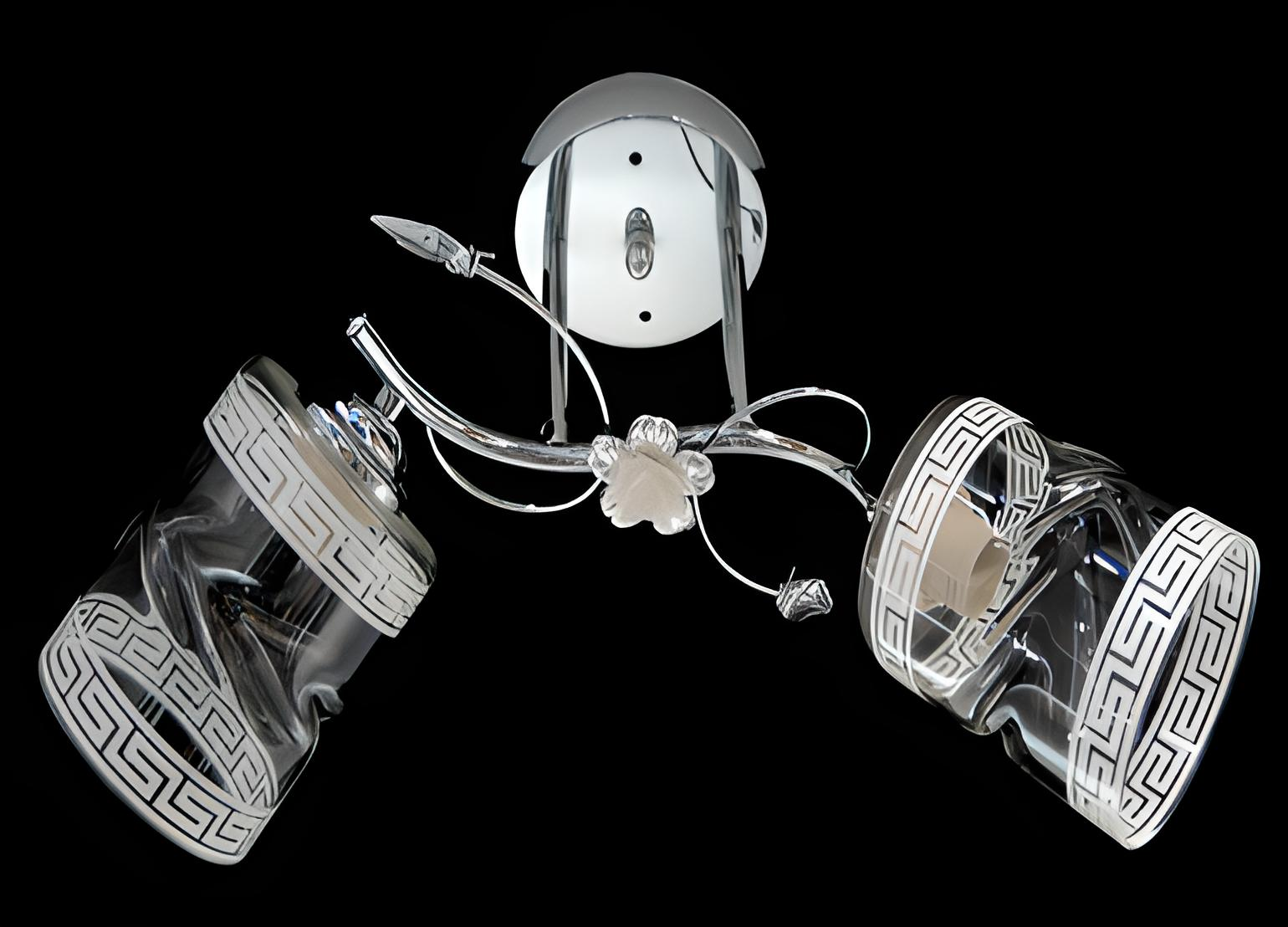 Люстра стельова Sirius Ю 9622В/2 на 2 плафони