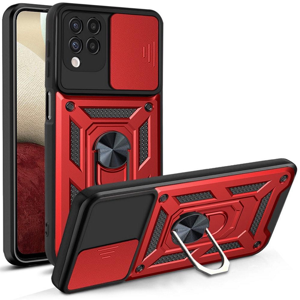 Чехол с защитой камеры 3DGuard Samsung Galaxy A12 A125 Red (32471-2D)