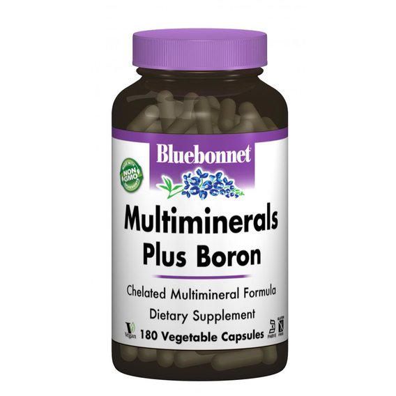 Мультиминеральный комплекс Bluebonnet Nutrition Multiminerals Plus Boron 180 Caps