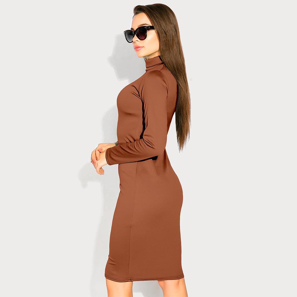 Ткань трикотаж Прага 525 гр/м2 Корица (17346) - фото 3