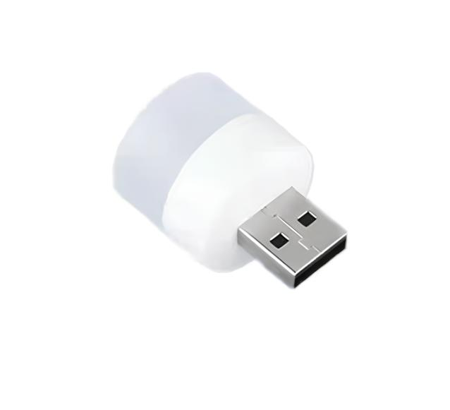 Лампа світлодіодна кругла USB 5V 2 шт. Теплий білий (4704) - фото 3