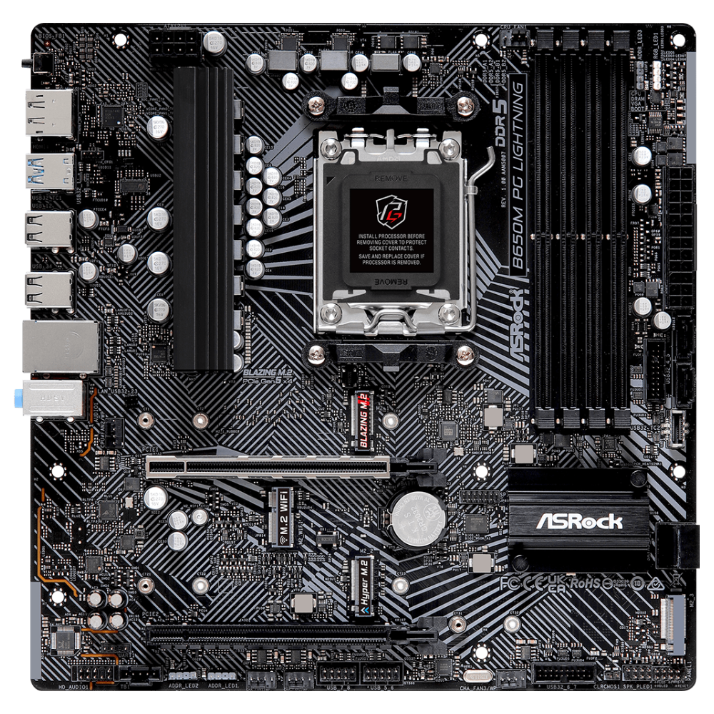 Материнская плата ASRock B650M PG LIGHTNING (13103575) - фото 3