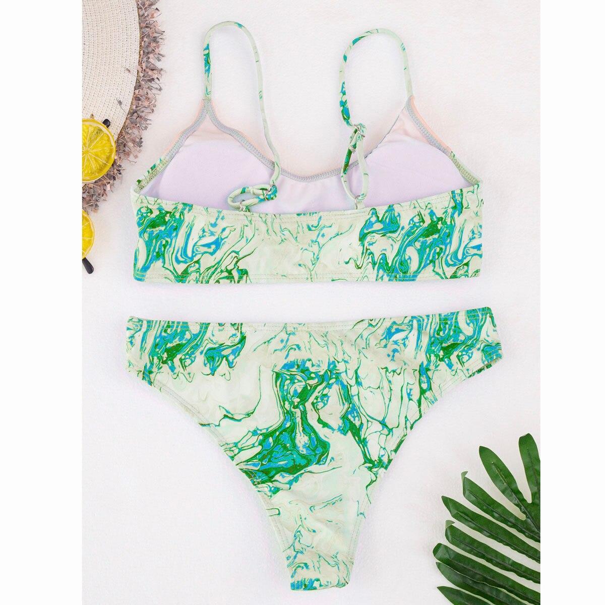 Купальник женский бикини Diamond Be-6926 M Зеленый - фото 3 Купальник женский бикини Diamond Be-6926 M Зеленый - фото 3