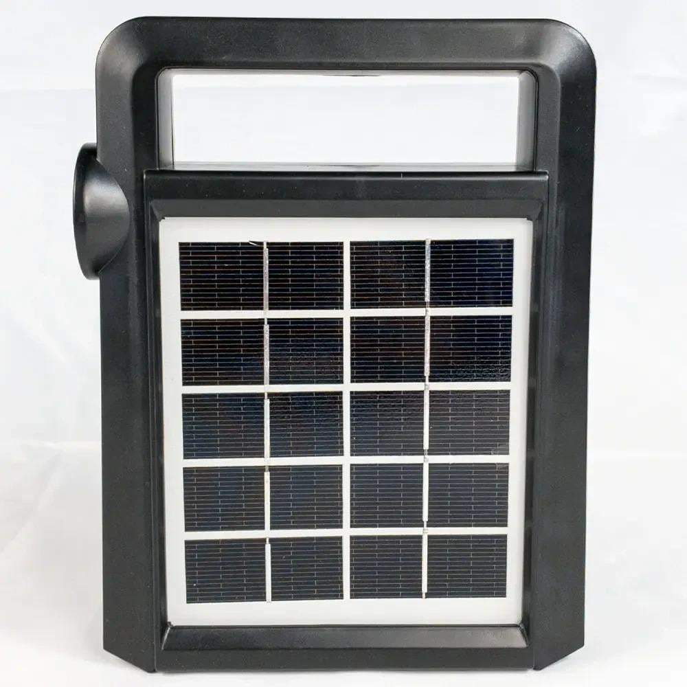 Ліхтар акумуляторний HB-7010 із сонячною панеллю та двома виносними лампами - фото 6 Ліхтар акумуляторний HB-7010 із сонячною панеллю та двома виносними лампами - фото 6