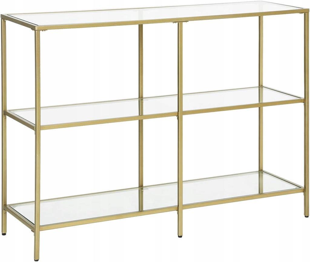 Столик консольный для гостиной Songmics Vasagle Glamour 100x73x30 см Gold (LGT27G)
