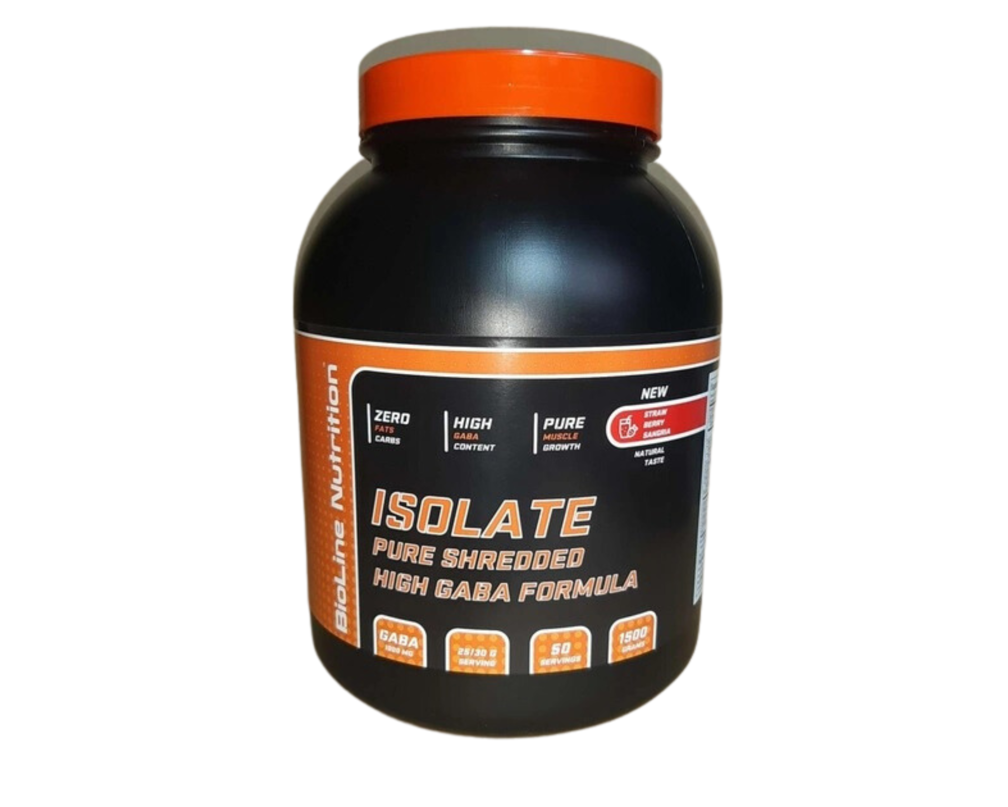 Сывороточный протеин изолят для похудения BioLine Nutrition Isolate Pure Shredded High Gaba Formula 1,5 кг (12546821)