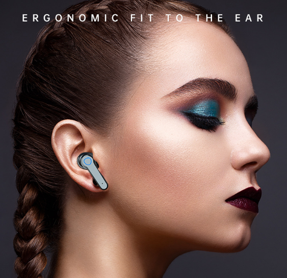 Навушники бездротові M19 TWS BT5.1 із сенсорним світлодіодним дисплеєм Black (1843) - фото 3 Навушники бездротові M19 TWS BT5.1 із сенсорним світлодіодним дисплеєм Black (1843) - фото 3