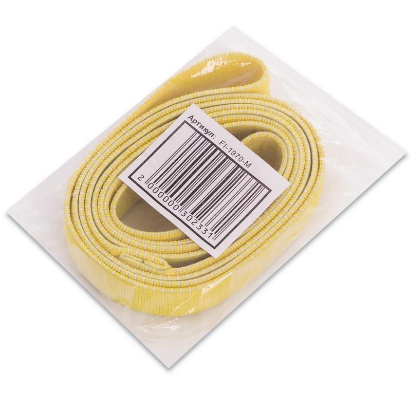 Лента сопротивления Zelart HIP LOOP FI-1970-M M Желтый (DR005601) - фото 2