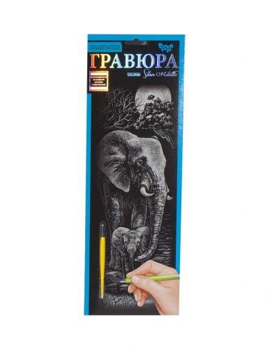 Гравюра Silver Metallic Слон (2987454161) Гравюра Silver Metallic Слон (2987454161)