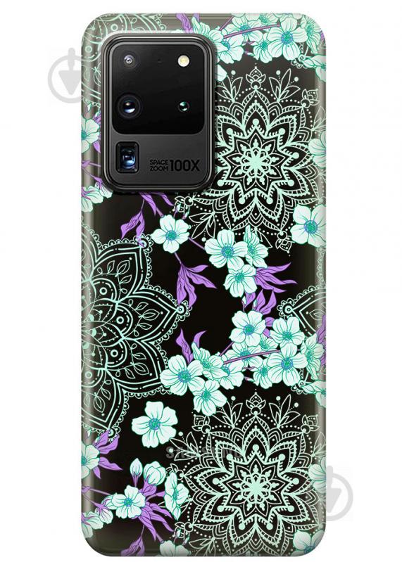 Прозрачный силиконовый чехол iSwag для Samsung Galaxy S20 Ultra Цветочная мандала (M1168) Прозрачный силиконовый чехол iSwag для Samsung Galaxy S20 Ultra Цветочная мандала (M1168)