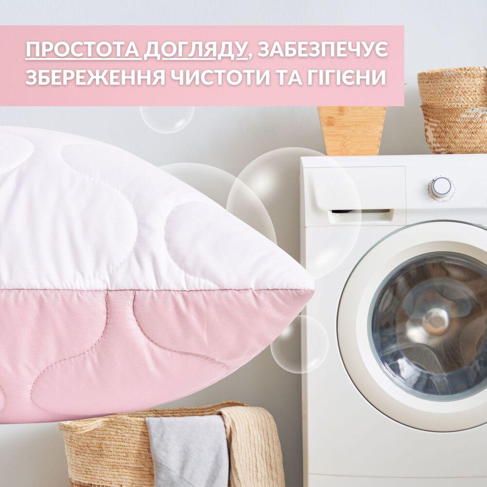 Подушка для сна IDEIA Soft двухсторонняя 50х70 см Пудровый (26102) - фото 6