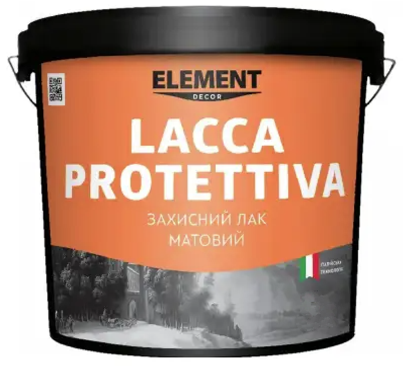 Лак защитный акриловый матовый Element DECOR LACCA PROTETTIVA 1 л (2034870080)